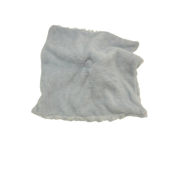 Blankets And & Beyond Blue Bear Plush‎ Minky Rosette Lovey Soother Security - Picture 6 of 7